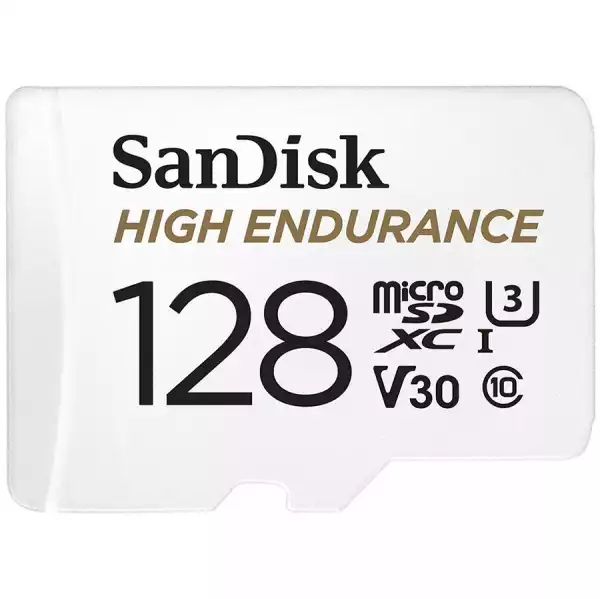 SANDISK MAX ENDURANCE microSDXC 128GB + SD Adapter 60,000 Hours
