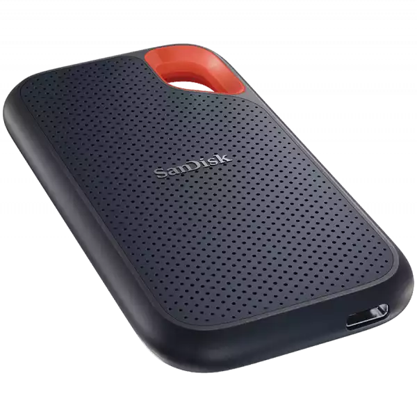 SANDISK Extreme 500GB Portable SSD - up to 1050MB/s Read and 1000MB/s Write Speeds, USB 3.2 Gen 2, 2-meter drop protection and IP55 resistance