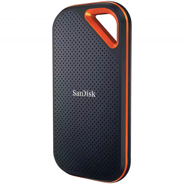 SANDISK Extreme PRO 2TB Portable SSD Read/Write Speeds up to 2000MB/s USB 3.2 Gen 2x2 Forged Aluminum Enclosure 2-meter drop protect