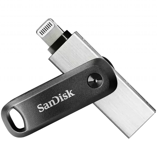 SANDISK iXpand Flash Drive Go 128GB - USB3.0 + Lightning - for iPhone and iPad