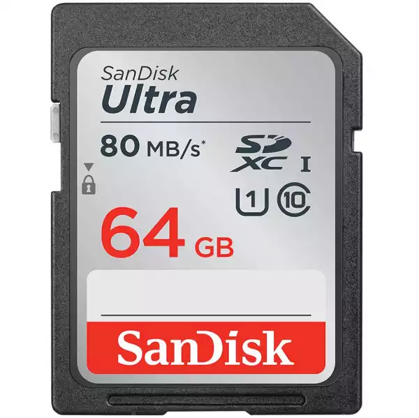 SANDISK Ultra 64GB SDXC Memory Card 120MB/s