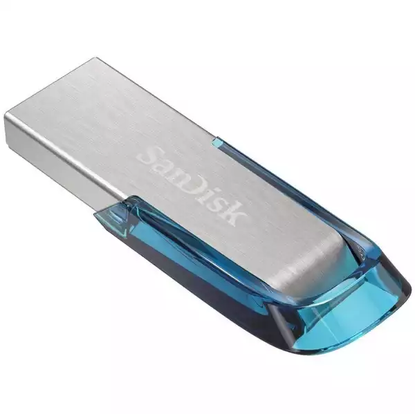 SANDISK Ultra Flair 64GB, USB 3.0, 150MB/s read - Tropical Blue