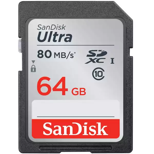 SANDISK Ultra SDXC 64GB 80MB/s Class 10 UHS-I