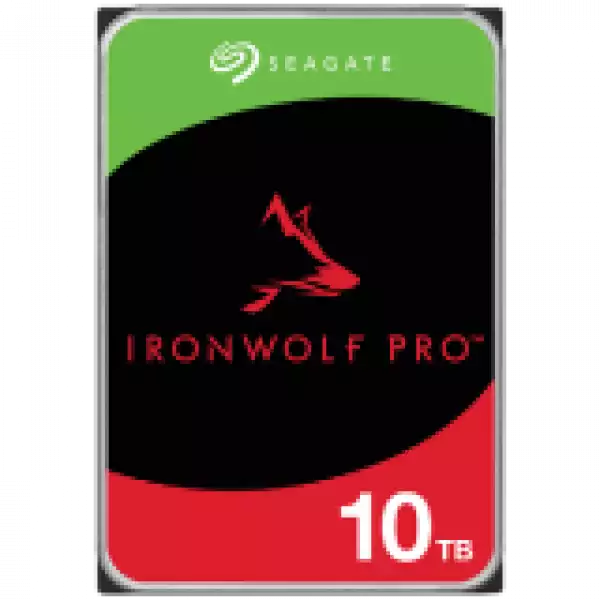SEAGATE Ironwolf PRO Enterprise NAS HDD 10TB 7200rpm 6Gb/s SATA 256MB cache 8.9cm 3.5inch 24x7 for NAS RAID Rackmount Systeme BLK