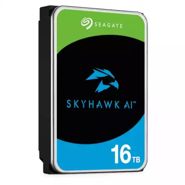 SEAGATE Surveillance Video Optimized AI Skyhawk 16TB HDD SATA 6Gb/s 512MB cache 3.5inch CMR Helium