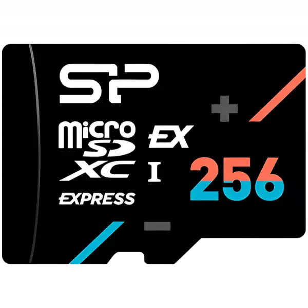 SILICON POWER, 256 GB, microSD EX,256GB,UHS-I,PCIe Gen3x1,U3,V30,A1