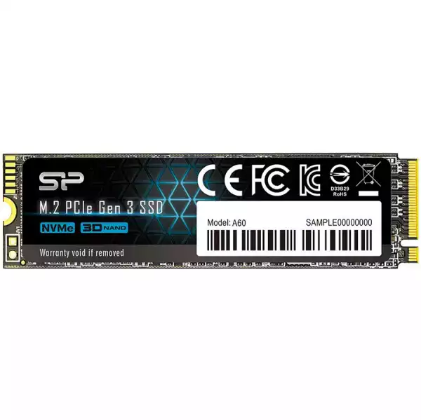 SILICON POWER SSD P34A60 256GB M.2 PCIe Gen3 x4 NVMe 2200/1600 MB/s