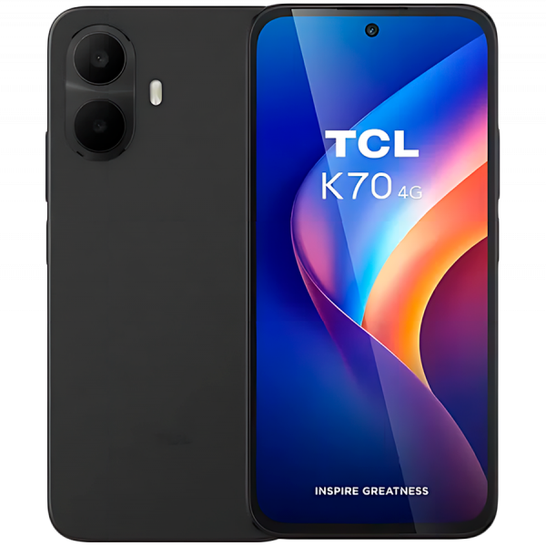 Смартфон TCL K70 4G Smartphone, 6.8'' 120Hz Display, MediaTek Helio G100, 4GB RAM, 128GB, 50MP Camera, 5200mAh Battery, 18W Fast Charging, IP64, 4G LTE