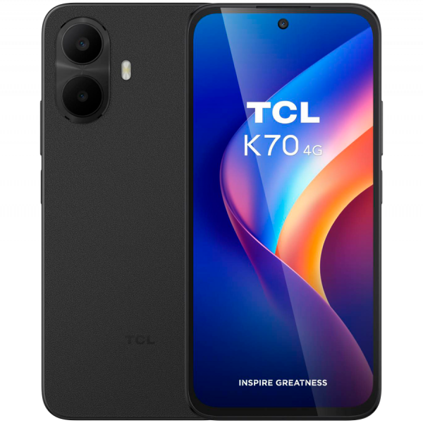 Смартфон TCL K70 5G Smartphone, 6.8'' 120Hz Display, Snapdragon 4 Gen 2, 4GB RAM, 128GB, 50MP Camera, 5200mAh Battery, 18W Fast Charging, IP64, 5G