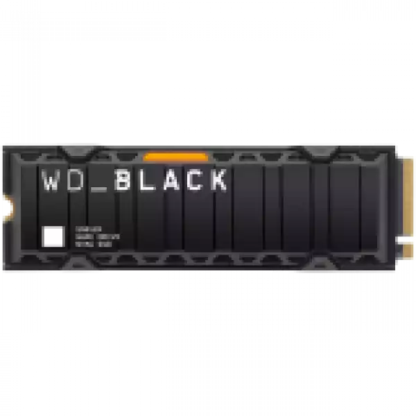 SSD WD Black SN850X HeatSink 2TB M.2 2280 PCIe Gen4 x4 NVMe, Read/Write: 7300/6600 MBps, IOPS 1200K/1100K, TBW: 1200