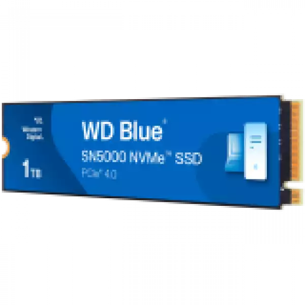 SSD WD Blue SN5000 NVMe (M.2 2280, 1TB, PCIe Gen4 16GT/s, up to 4 Lanes)