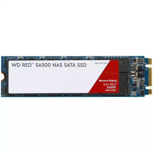 WD Red SSD SA500 NAS 2TB SATA III 6Gb/s M.2 2280 internal single-packed POWERED BY SANDISK WD Red SSD SA500 NAS 2TB SATA III 6Gb/s M.2 2280 internal single-packed POWERED BY SANDISK
