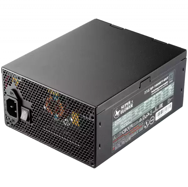 Super Flower Leadex VII XG 1000W ATX 3.0, 80 Plus Gold, Fully Modular, 12VHPWR Cable included, Compact 150mm Size, 140mm F.D.B PWM Fan, 5 year warranty