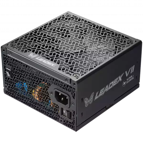 Super Flower Leadex VII XG 1300W ATX 3.1, 80 Plus Gold, Fully Modular, Flat Cables, 140mm Fan, 150mmx150mmx86mm, 10 Year Warranty