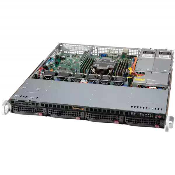 Supermicro assembled server based on SYS-510P-MR-EU, ICX 4309Y CPU, 2x 16GB DDR4-3200, 2x HDD, 3.5