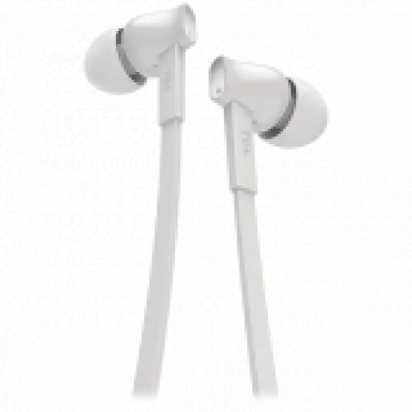 TCL In-ear Wired Headset, Strong Bass, Frequency of response: 10-22K, Sensitivity: 107 dB, Driver Size: 8.6mm, Impedence: 16 Ohm, Acoustic system: closed, Max power input: 20mW, Connectivity type: 3.5mm jack, Color Ash White