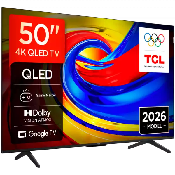 Телевизор KIVI TCL 50P7L 50'' 4K HDR Dolby Vision, HDR10+ Built-in 2.4/5GHz Wi-Fi, MIMO DVB-C Pan EU
