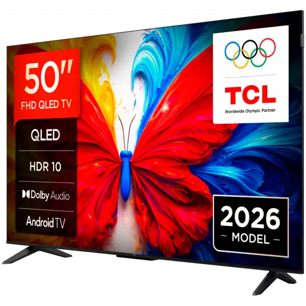 Телевизор KIVI TCL 50S5L 50'' 4K UHD Built-in 2.4GHz Wi-Fi MIMO DVB-C Pan EU