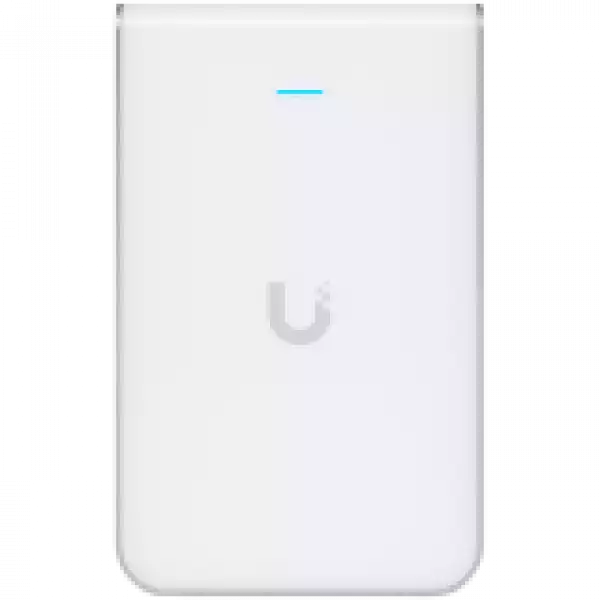 UBIQUITI In-Wall HD; WiFi 5; 6 spatial streams; 90 m² (1,000 ft²) coverage; 200+ connected devices; Powered using PoE/PoE+; (4) GbE ports with (1) PoE output; GbE uplink.