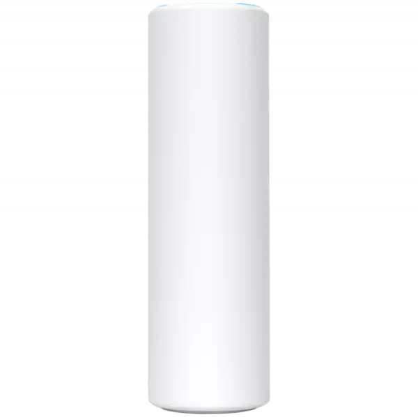 UBIQUITI U6 Mesh, WiFi 6, 6 spatial streams, 140 m² (1,500 ft²) coverage, 300+ connected devices, Powered using PoE, GbE uplink, Versatile tabletop, wall, and pole mounting, Weatherproof (outdoor exposed).