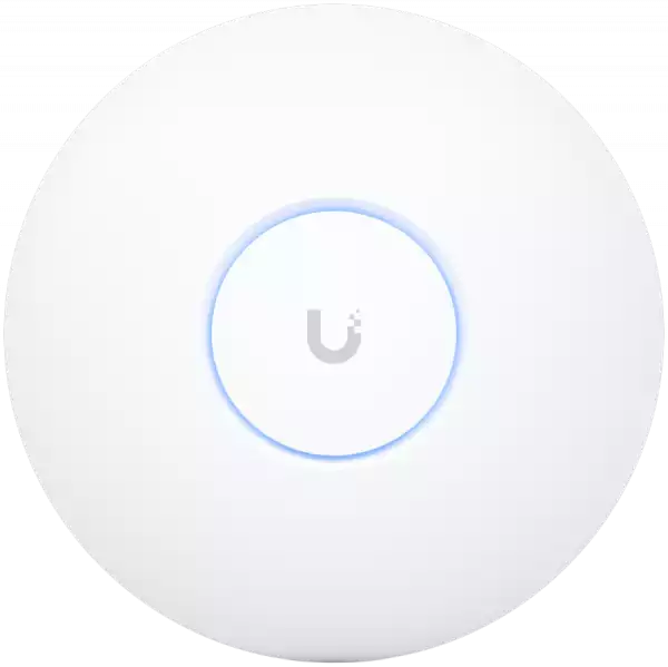 Ubiquiti U7-Pro-Max Ceiling-mounted WiFi 7 AP with 8 spatial streams, 6 GHz support, and a dedicated spectral scanning engine for interference-free WiFi in demanding, large-scale environments