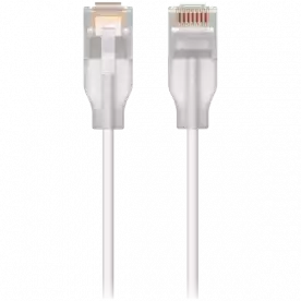 Ubiquiti UACC-Cable-Patch-EL-0.15M-W UniFi Etherlighting Patch Cable, Translucent booted RJ45 for optimal Etherlighting brightness, Outer diameter 2.5 mm