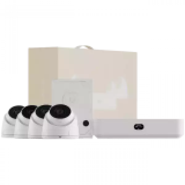 Ubiquiti UniFi UNVR-Instant-KIT-EU Compact Protect NVR Kit, includes (1) UniFi Protect NVR Instant with (4) G5 Turret Ultra cameras and (1) 1TB HDD, delivering an all-in-one solution for fast and effortless setup