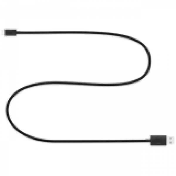 USB-C Cable Fabric Black Anthracite 2m