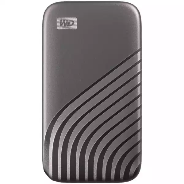 WD My Passport SSD 1TB Space Gray Cross Compatible USB 3.2 Gen-2 and USB-C 1050MB/s Read 1000MB/s Write PC Mac Compatiable