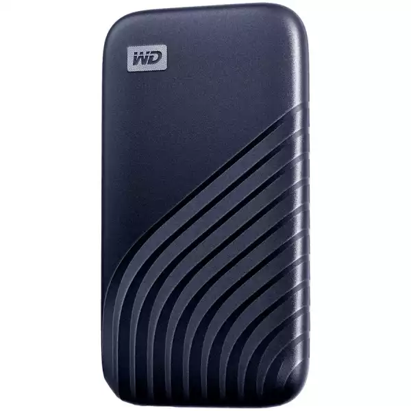 WD 2TB My Passport SSD - Portable SSD, up to 1050MB/s Read and 1000MB/s Write Speeds, USB 3.2 Gen 2 - Midnight Blue