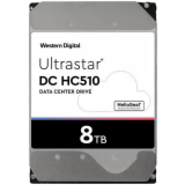 Western Digital Ultrastar DC HDD Server HE10 (3.5’’, 8TB, 256MB, 7200 RPM, SATA 6Gb/s, 512E SE) SKU: 0F27612/0F27457