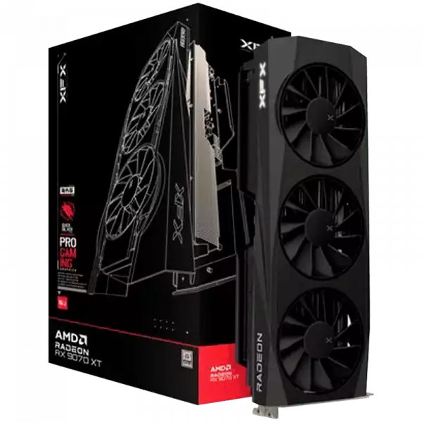 XFX Quicksilver AMD Radeon RX 9070XT 16GB GDDR6 256-bit HDMI 3xDP XFX Quicksilver AMD Radeon RX 9070XT 16GB GDDR6 256-bit HDMI 3xDP