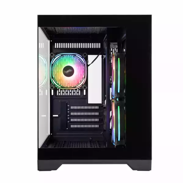 1stPlayer кутия Case mATX - MV6-TP Black - 3 fans included