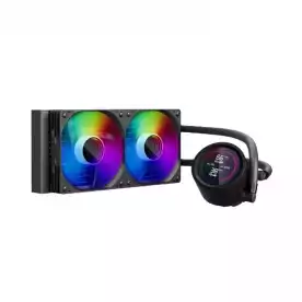1stPlayer водно охлаждане Water Cooling 240mm - Thunderstorm TS4 240 Black - Digital Display, aRGB