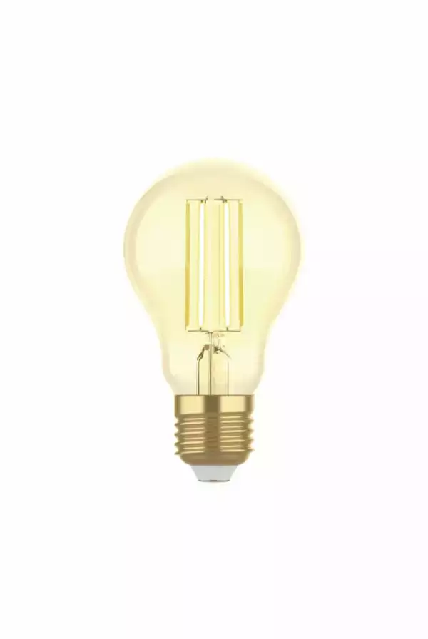 Woox смарт крушка Light - R5137 - WiFi Smart Filament LED Bulb E27, Type A60, Amber, Warm and Cool White, 4.9W/50W, 470 lm