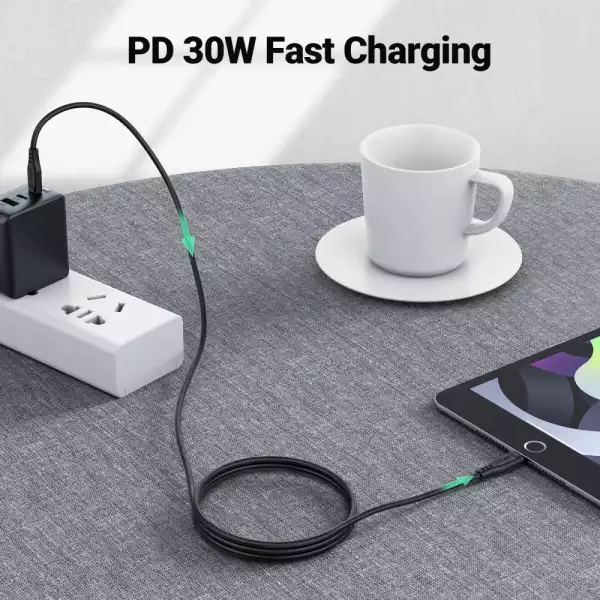 Acefast Кабел USB-C to Lightning Cable 30W 1.20m MFI Certified TPE - C3-01 - White