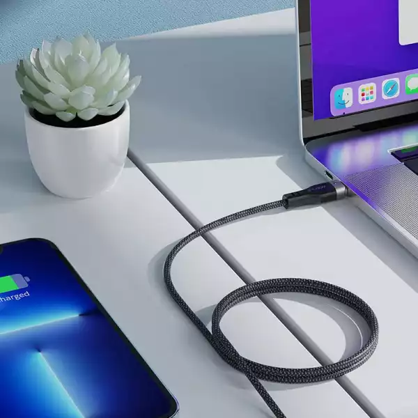 Acefast Кабел USB-C to USB-C Cable 60W MAGNETIC 1.2m - C11-03 - Black