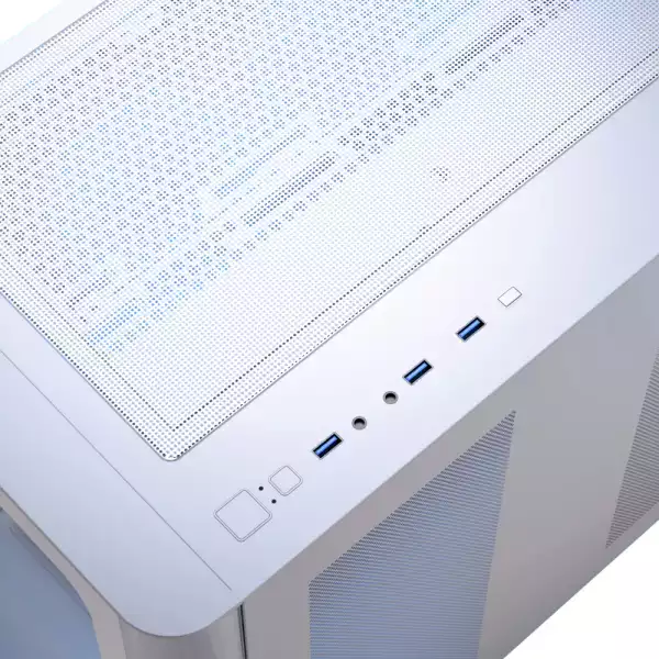 AeroCool кутия Case ATX - P500C-G-WT-v1 - 4 x 120 mm Infinity Mirror A-RGB