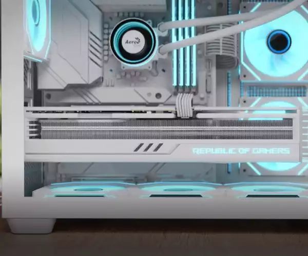 AeroCool кутия Case mATX - P300C-G-WT-v1 - 3 x 120 mm Infinity Mirror A-RGB