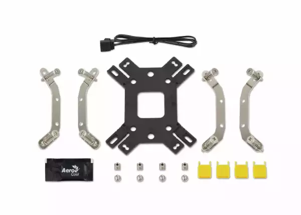 AeroCool охладител CPU Cooler - Cylon 4 BLACK aRGB PWM - ACTC-CL30410.01
