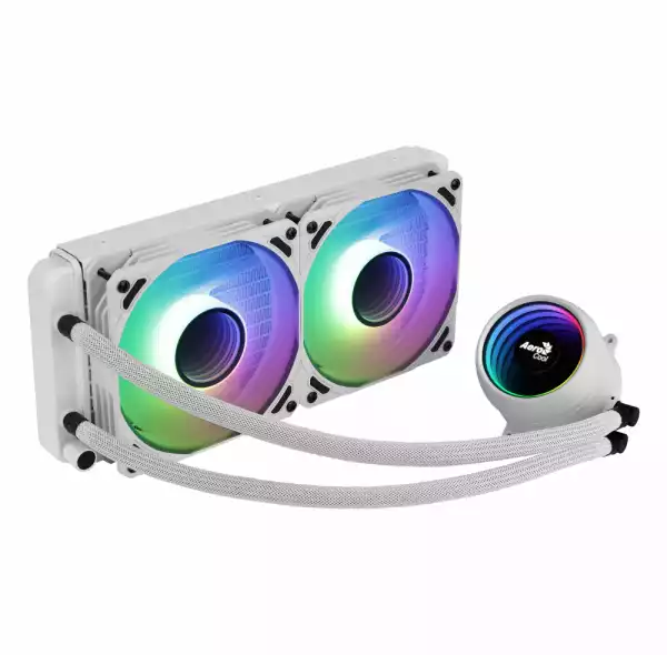 AeroCool водно охлаждане Water Cooling - Mirage L240 White -  Addressable RGB - ACLA-MR24127.71