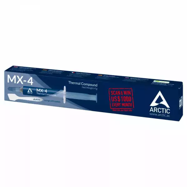 Arctic термо паста MX-4 4g + Spatula - Thermal Compound