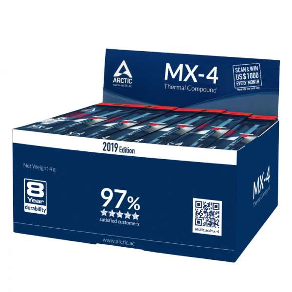 Arctic термо паста MX-4 Thermal Compound 2019 Edition 4gr