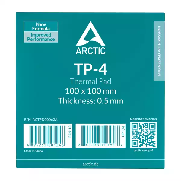Arctic Термопад Thermal pad TP-4 100x100mm, 0.5mm Arctic Термопад Thermal pad TP-4 100x100mm, 0.5mm