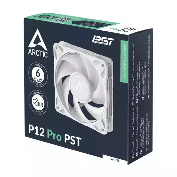 Arctic вентилатор Fan 120mm P12 Pro PST (White)