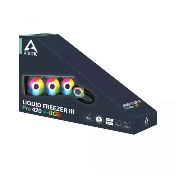 Arctic водно охлаждане Liquid Freezer III Pro 420 A-RGB Black