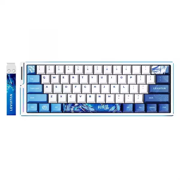 ATK професионална геймърска механична клавиатура Professional Gaming Mechanical Keyboard EDGE 60 HE Master Leviatan - 8K, Gateron Jade Pro Switches