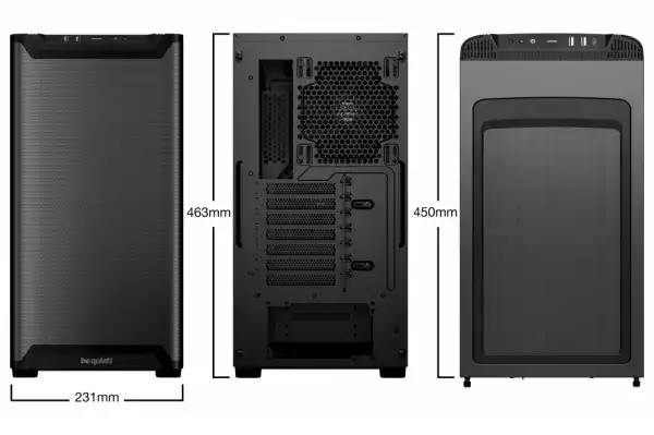 be quiet! кутия Case ATX - Pure Base 501 Airflow Window Black