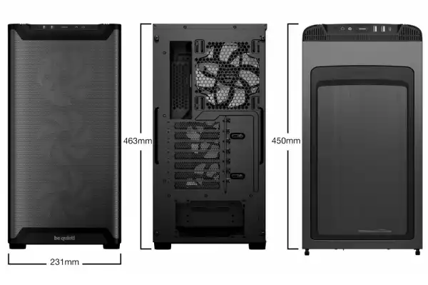 be quiet! кутия Case ATX - Pure Base 501 LX Black