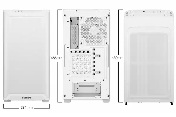 be quiet! кутия Case ATX - Pure Base 501 LX White